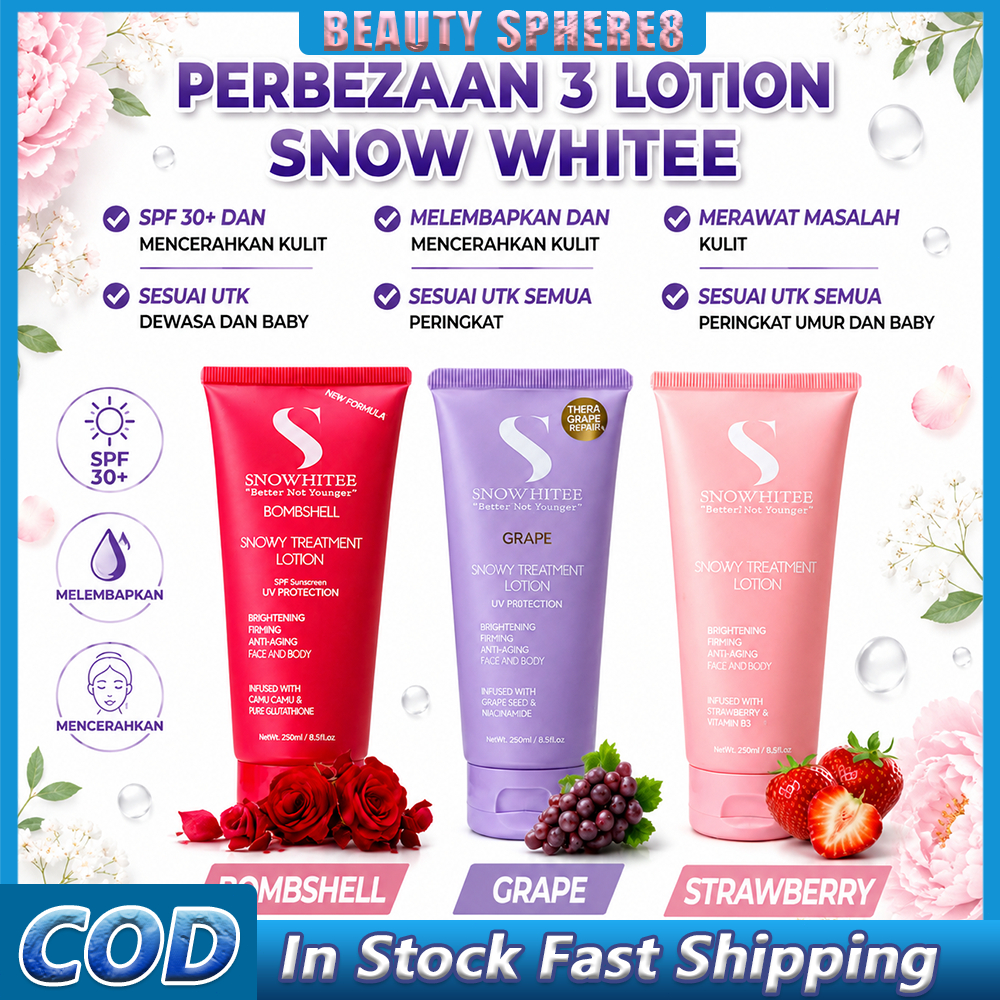 Hot SaleSNOWHITEE Treatment Lotion Susu Unta Merawat Masalah Kulit Eczema Sel Kulit Mati