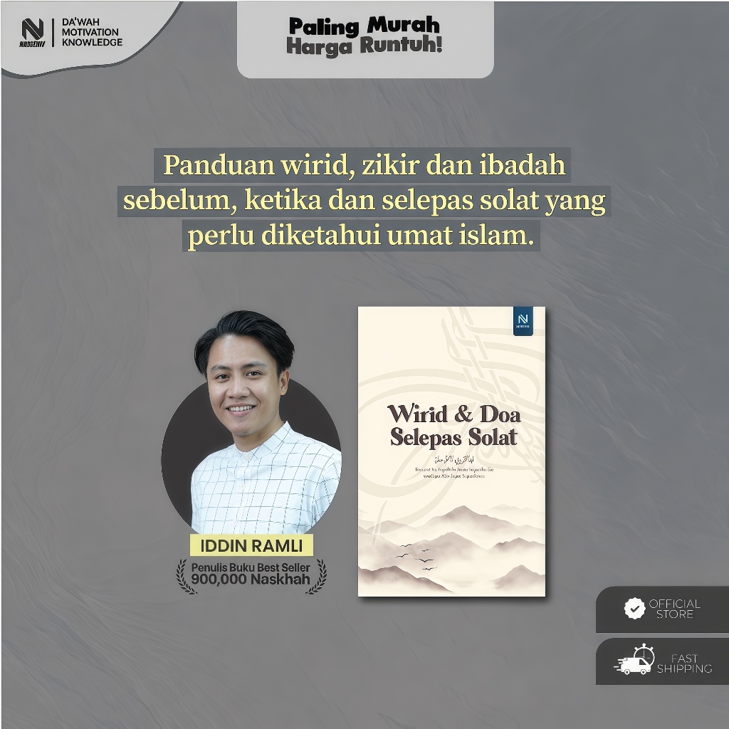 Panduan Wirid, Zikir & Doa Selepas Solat Bahasa Arab & Rumi