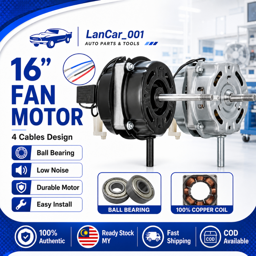 【100%pure cooper】 KHIND / PENSONIC / SHARP FAN MOTOR 16" INCH TABLE FAN MOTOR / STAND FAN MOTOR MOTOR