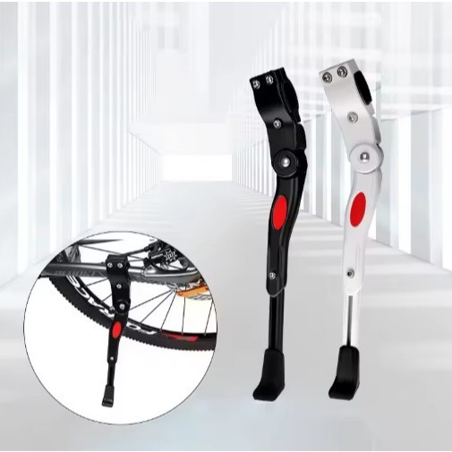 Aluminium Alloy Support Bike Stand for Mountain Cycling Bike Kickstand Adjustable Universal Bicycle Tongkat Basikal Adul