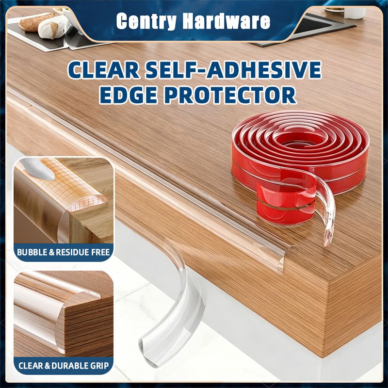 Transparent PVC Baby Safety Edge Guard Anti Bump Table Corner Protector Strip with Double Sided Tape