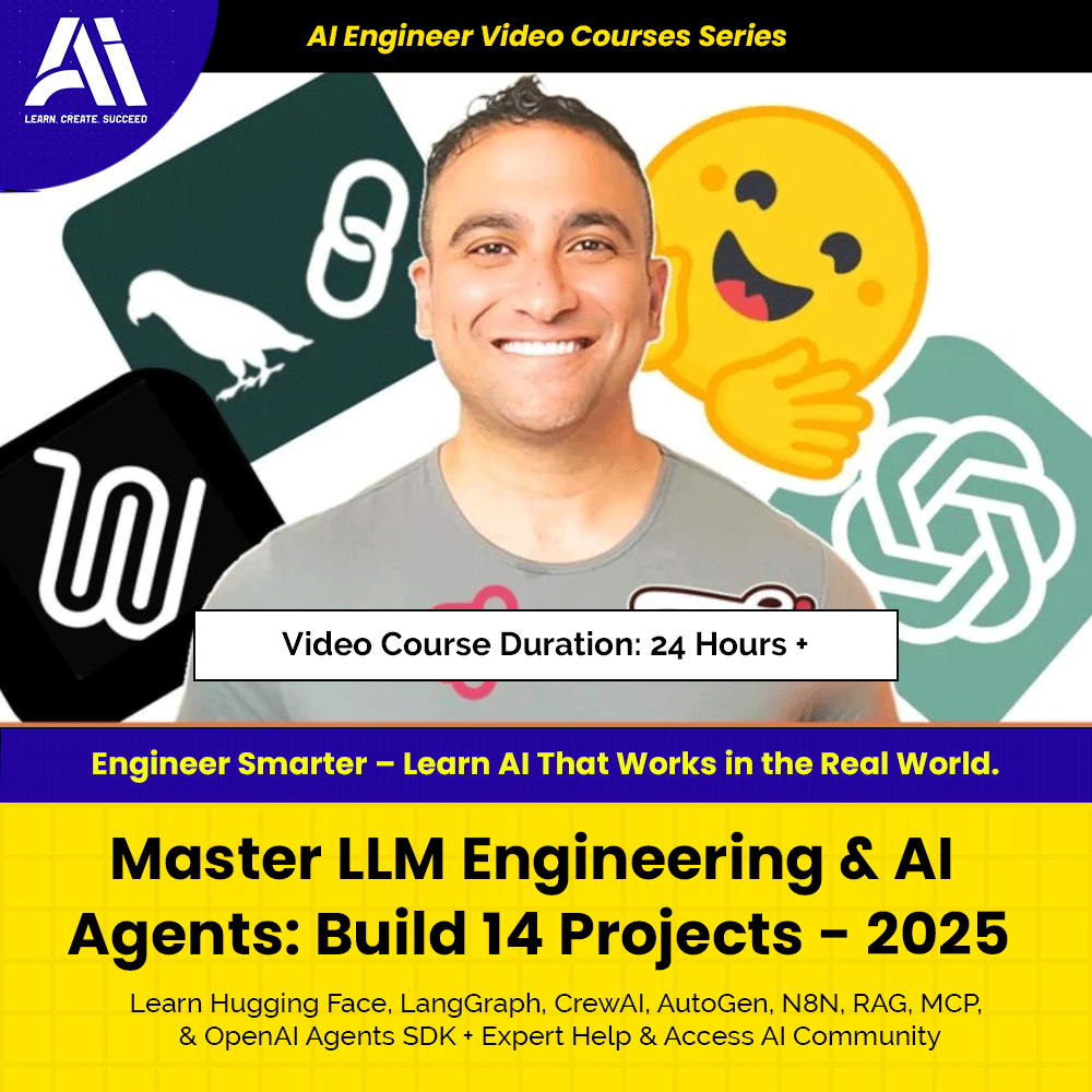 AI LLM Video Course - Become An Llm & Agentic Ai Engineer 14-Day Bootcamp - 2025 | Ai Engineer 2025