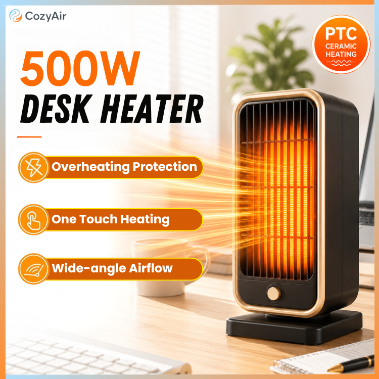 Electric Heater Portable Hand Warmer Desktop Warm Air Blower Small Space Office Pemanas 暖风机