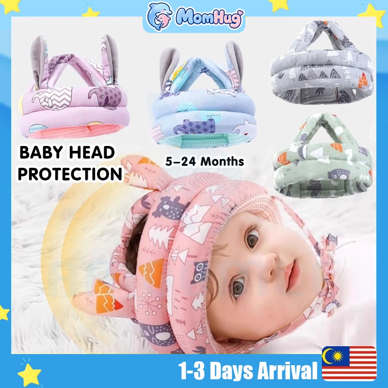 Baby Head Protection Hat Adjustable Soft Safety Helmet Toddler Walk Safety Headguard Head Security 5-24 Months