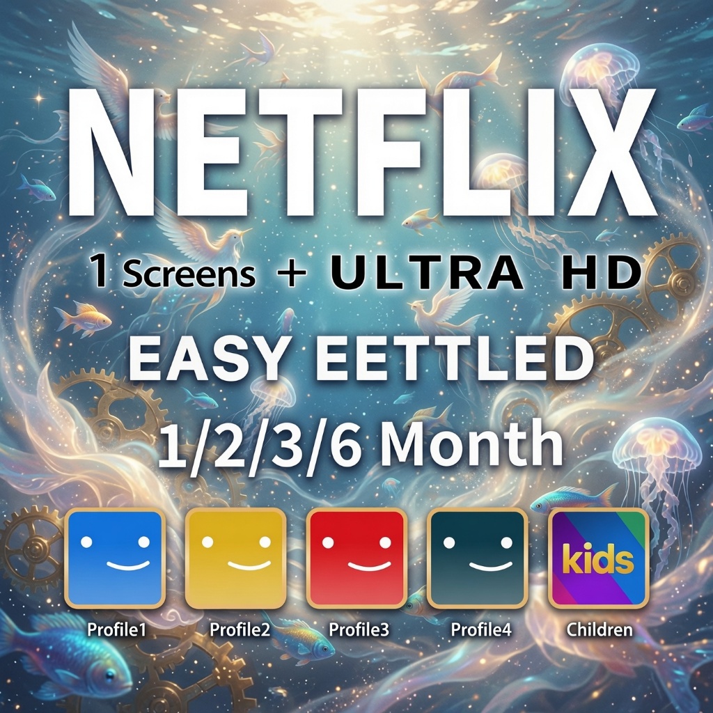 NETFLIX Account 4K FIix Account Premium Plan Neflix Murahflix NX