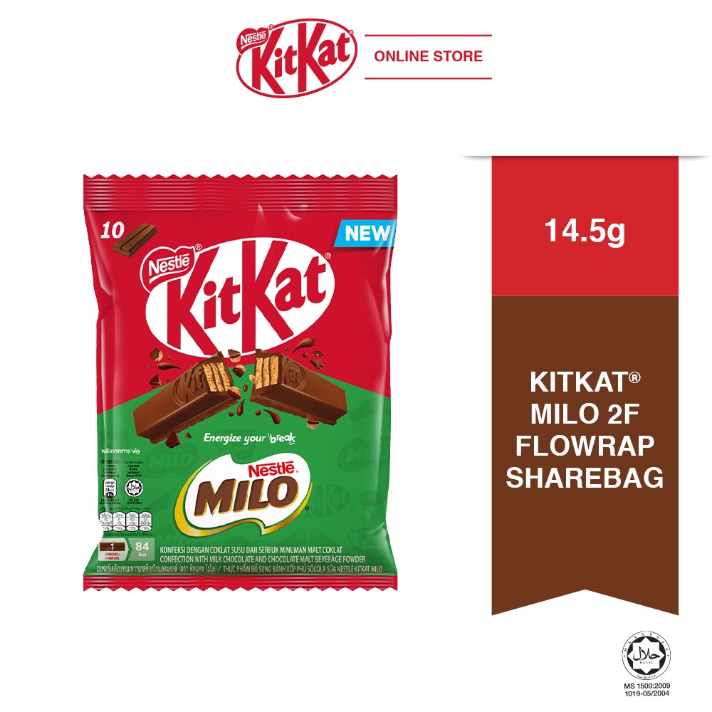 NESTLÉ KitKat® MILO® 2-Fingers Chocolate Share Pack 10 Pieces