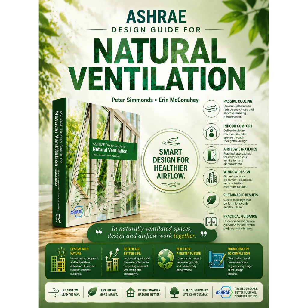 ASHRAE Design Guide for Natural Ventilation | ebook pdf | 350 Pages | 208