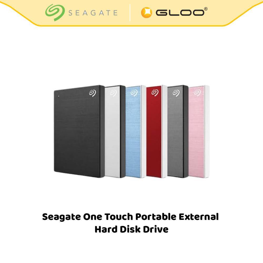 Seagate One Touch Portable External Hard Disk Drive [HDD] with Password Protection