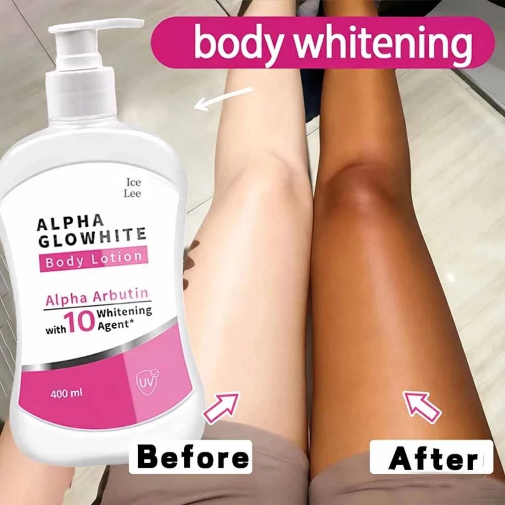 Alpha Glowhite Body Lotion Whitening & Moisturizing Long-Lasting Hydration Body Lotion Hydrates Skin美白身体乳 400ml