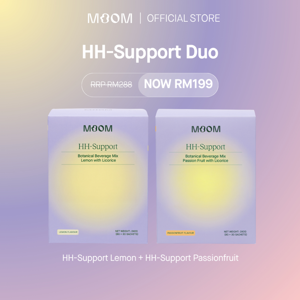 Moom Health™ RM199 Deal | HH-Support Duo Bundle - Hormone Balance & Fertility Support for PCOS & Endo (2x30s)