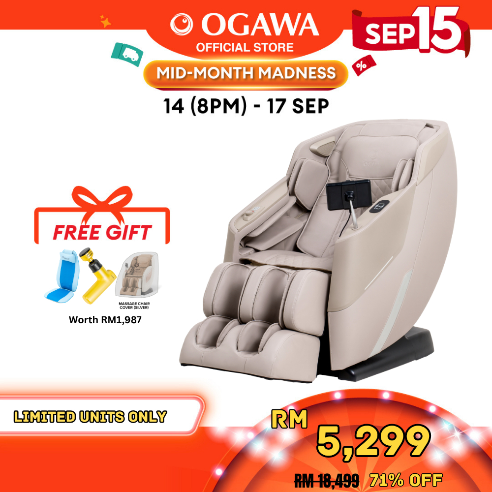 [New Arrival] Ogawa SorneX Massage Chair [Free Spiral s + Turbo + Dust Cover] [WM free shipping]