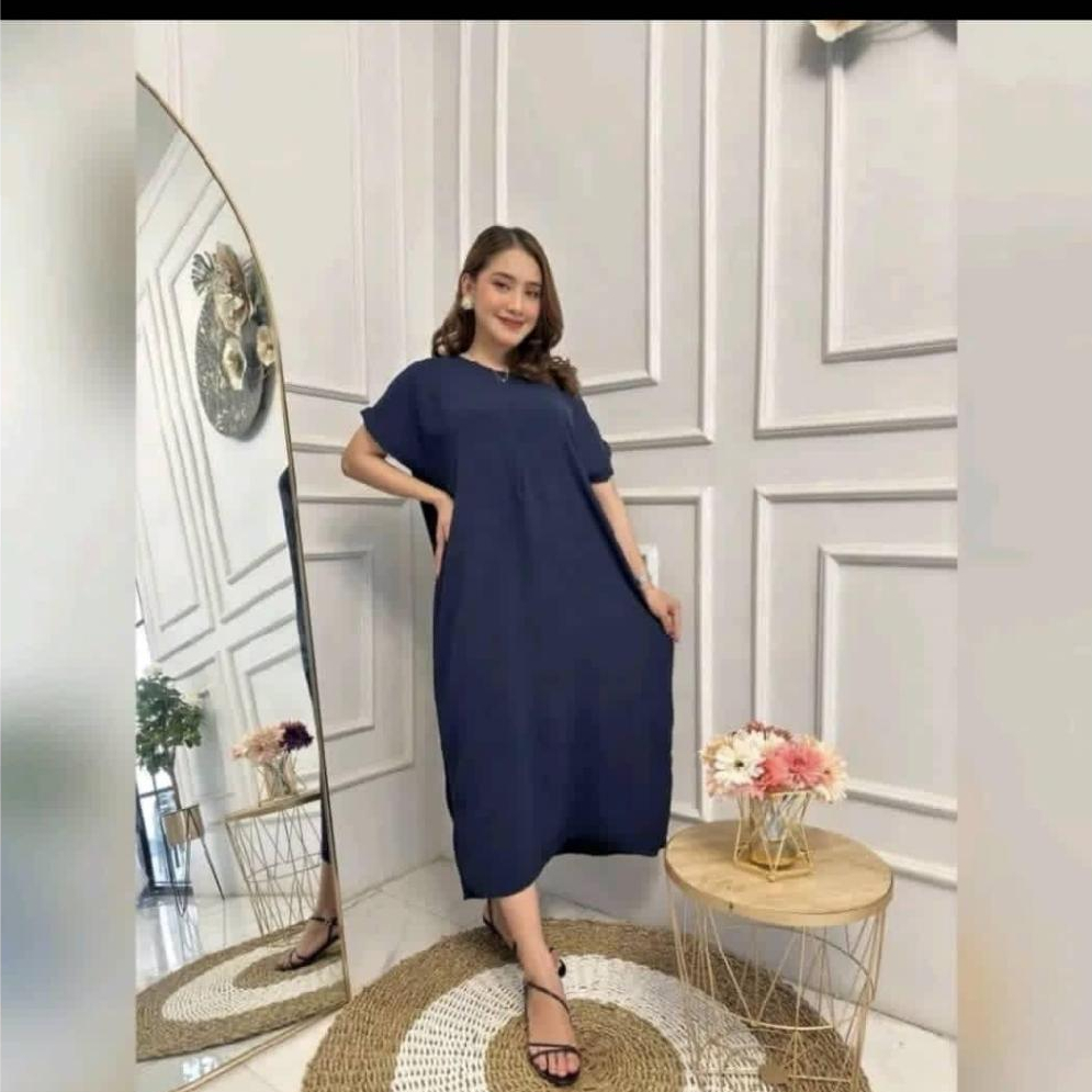 KAFTAN V-SHAPE MADAMMU IRONLESS VIRAL CEY CREPE