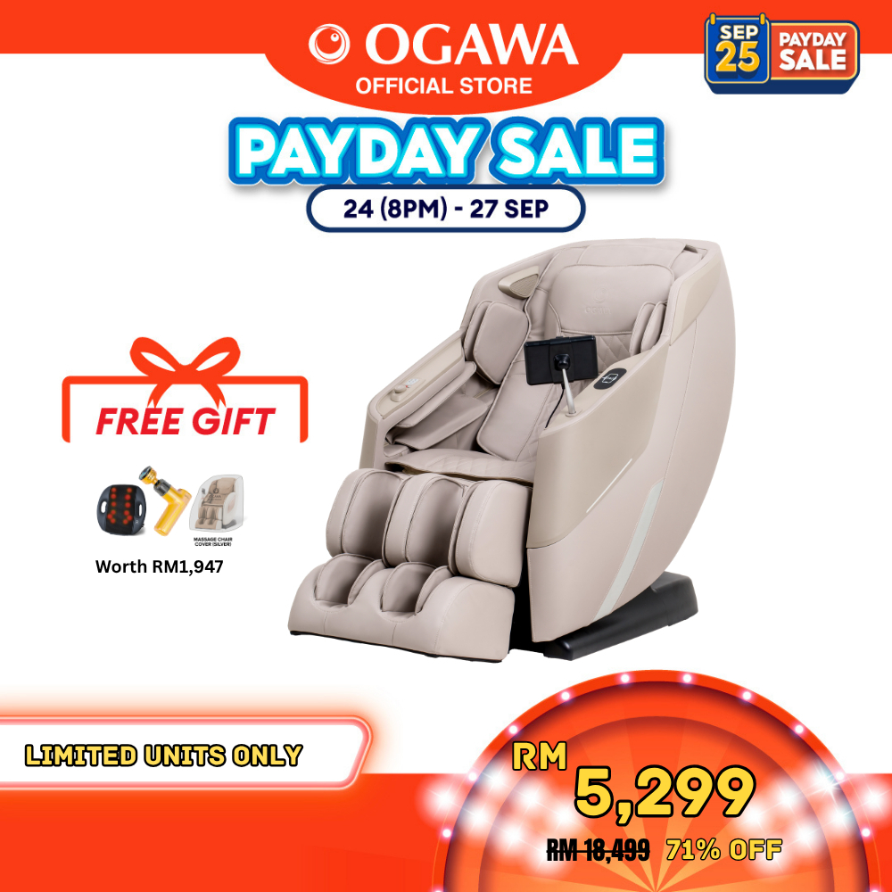 [New Arrival] Ogawa SorneX Massage Chair [Free iRelieve + Turbo + Dust Cover [WM free shipping]