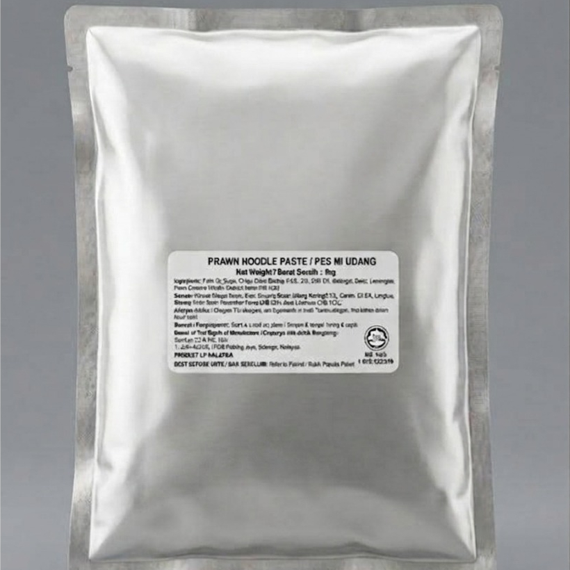 PENANG PRAWN NOODLE PASTE / PES MASAKAN MEE UDANG PENANG (READY TO COOK) (1KG)