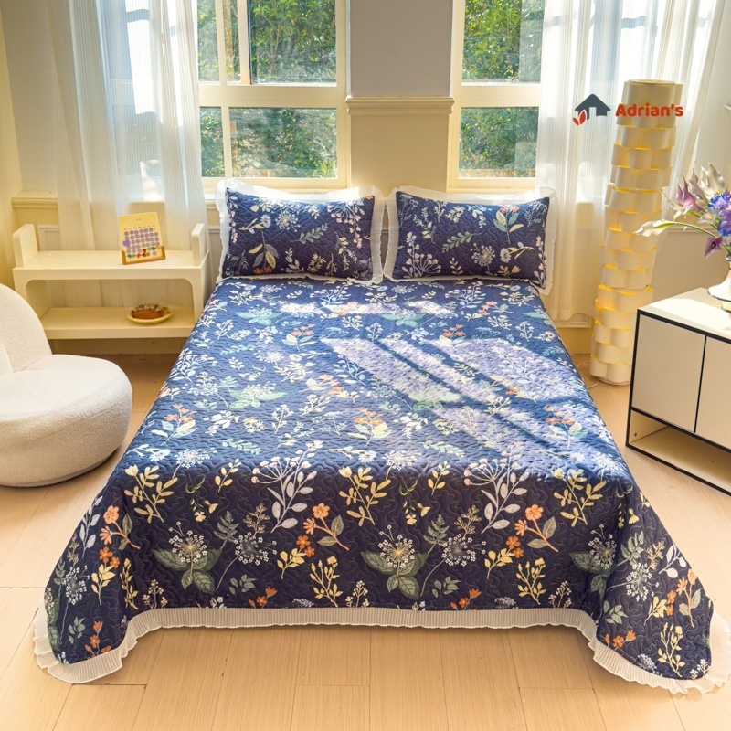 Cadar Ropol Patchwork 3-in-1 SuperQueen/2-in-1 SuperSingle Berkualiti Tinggi / Murah/Selimut lembut