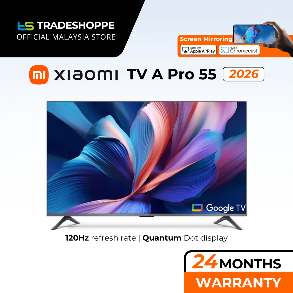 [NEW] Xiaomi TV A Pro 55 2026 - 4K QLED Quantum Display | 120Hz High Refresh rate