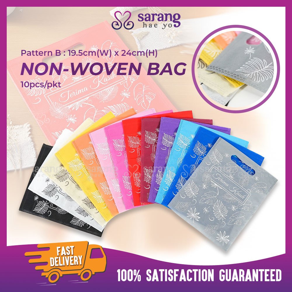 Non Woven Bag Doorgift Beg Goodies Bag Goodies Kahwin Doorgift Murah Eco Friendly Bag Shopping