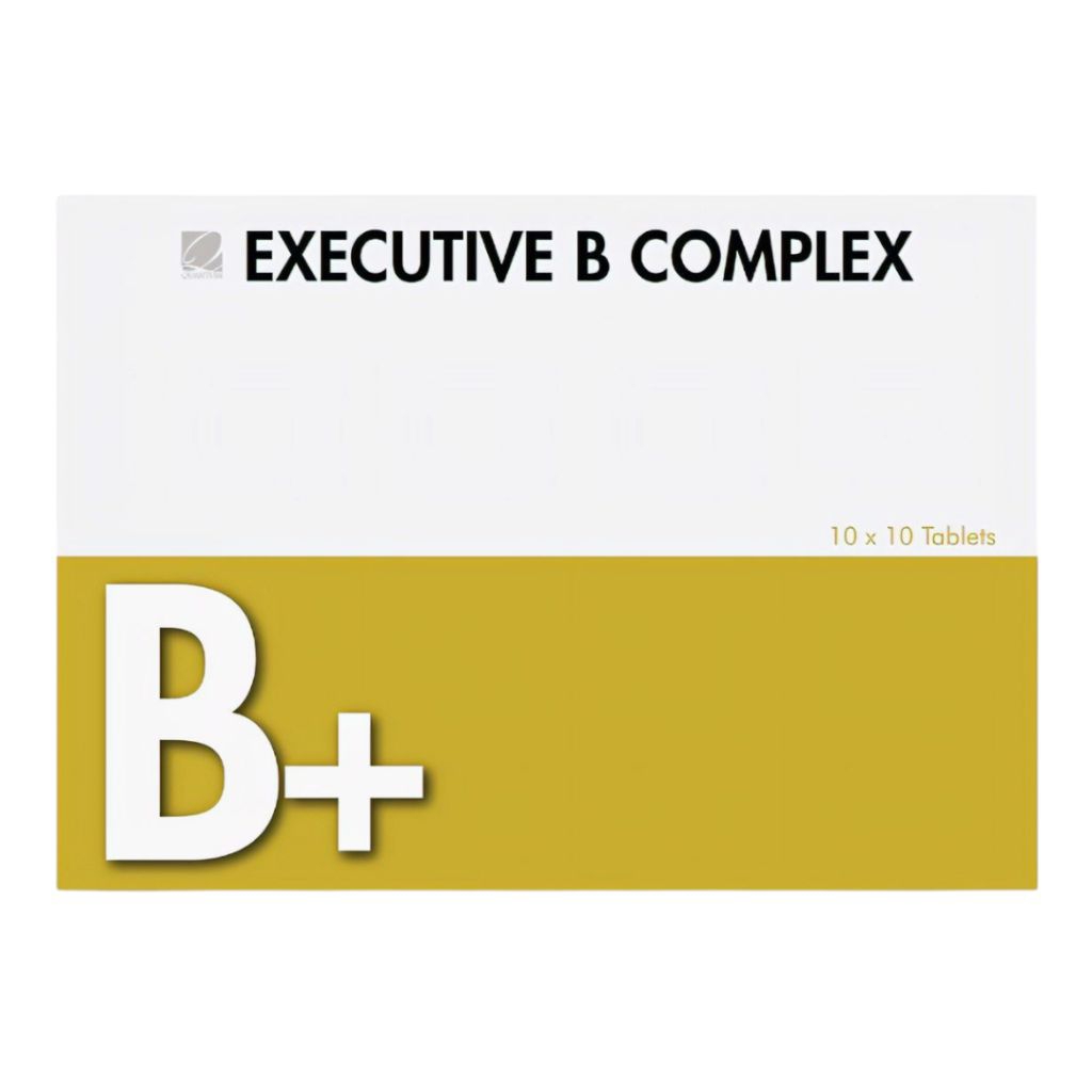 Executive B Complex 100 Tablets | Daily Energy, Stress & Nerve Support Exp 01/2027