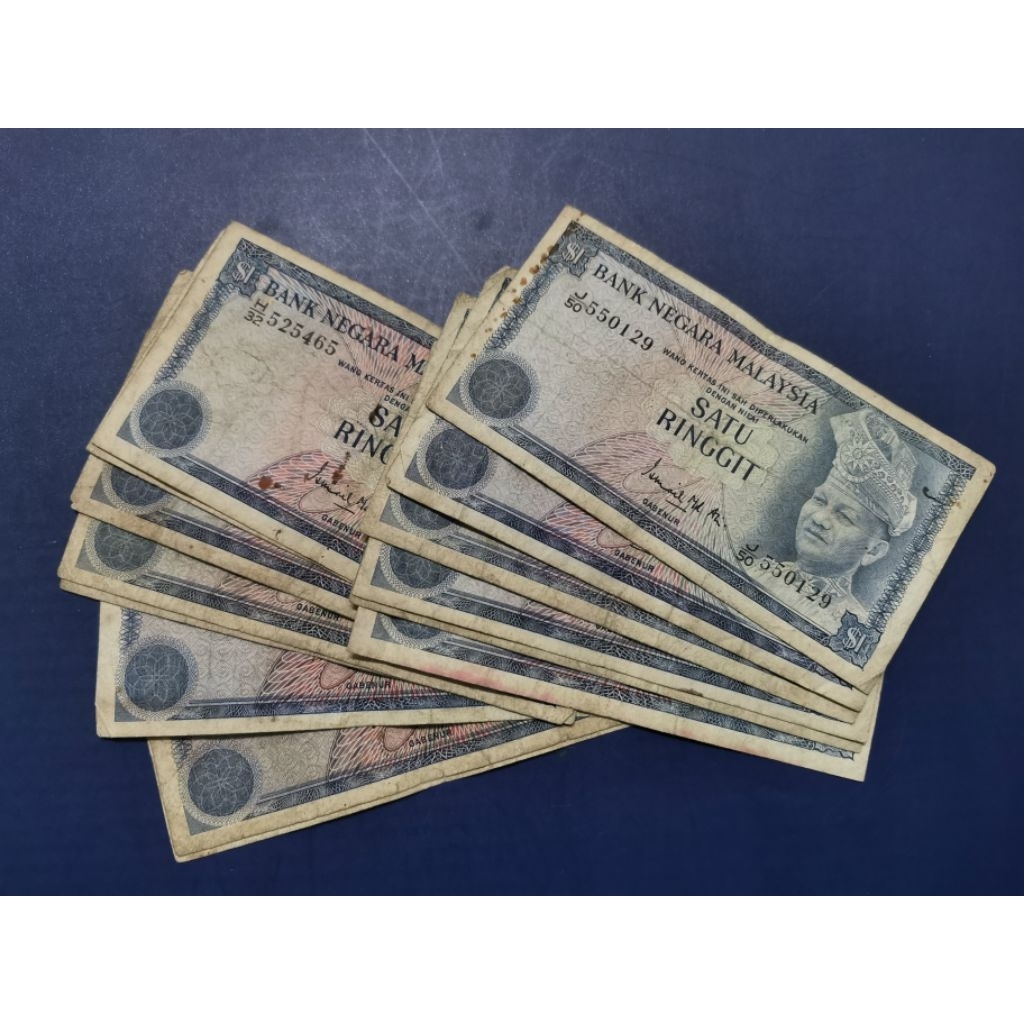 Offer Banknote Malaysia Rm1 Siri 3 Condition AVF Tak Cantik Seperti di Gambar