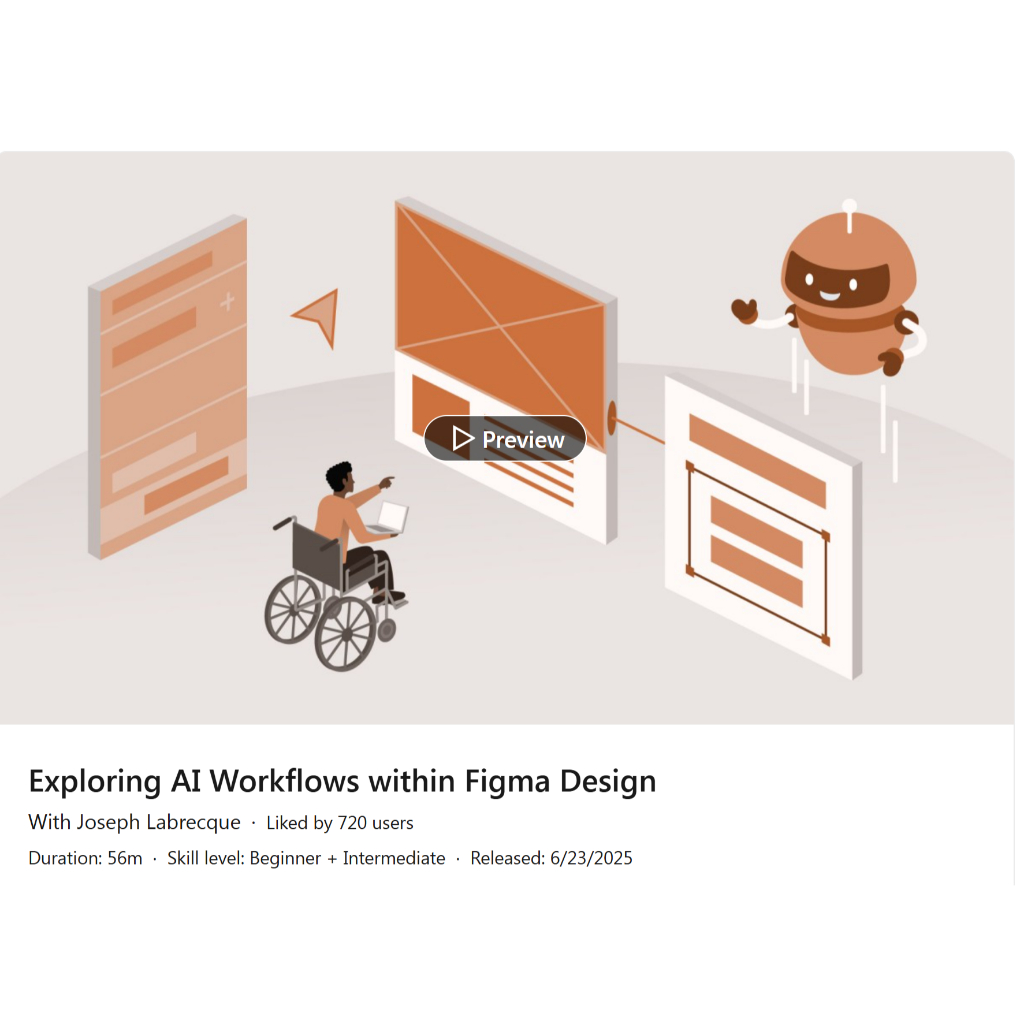 Learn Figma Video Course-Exploring AI Workflows within Figma Design