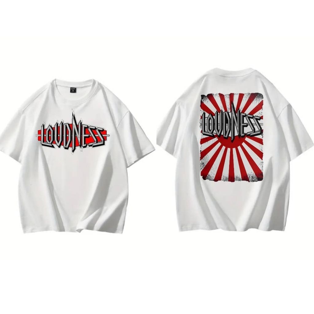 NEW ARRIVAL LOUDNESS UNISEX SHORT SLEEVE T-SHIRT 100%COTTON 190GSM PREMIUM QUALITY READY STOCK