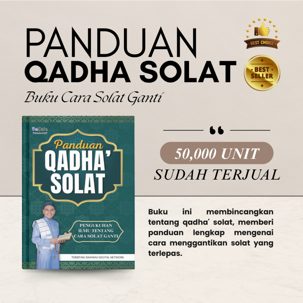 [KitabKu] Buku Panduan Qadha Solat: Hukuman, Jenis, dan Cara Solat Qadha