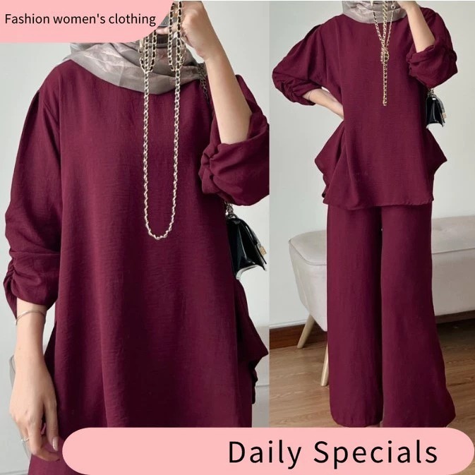 BAJU KURUNG NEW LOSS CUTTING AIRFLOW ELASTIK 004
