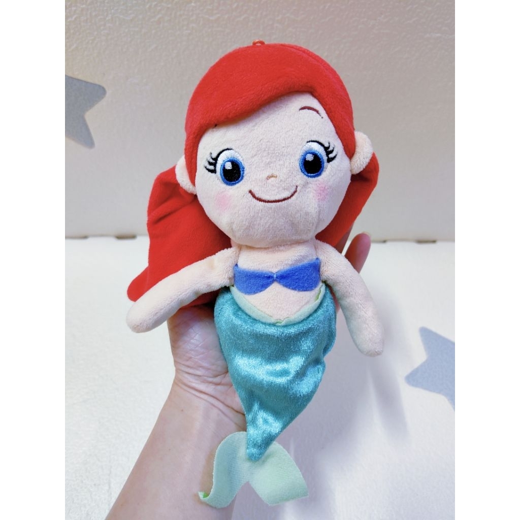Princess Ariel My Little Mermaid plush bean collection D19 Takara Tomy Arts preloved doll keychain soft toy plushie