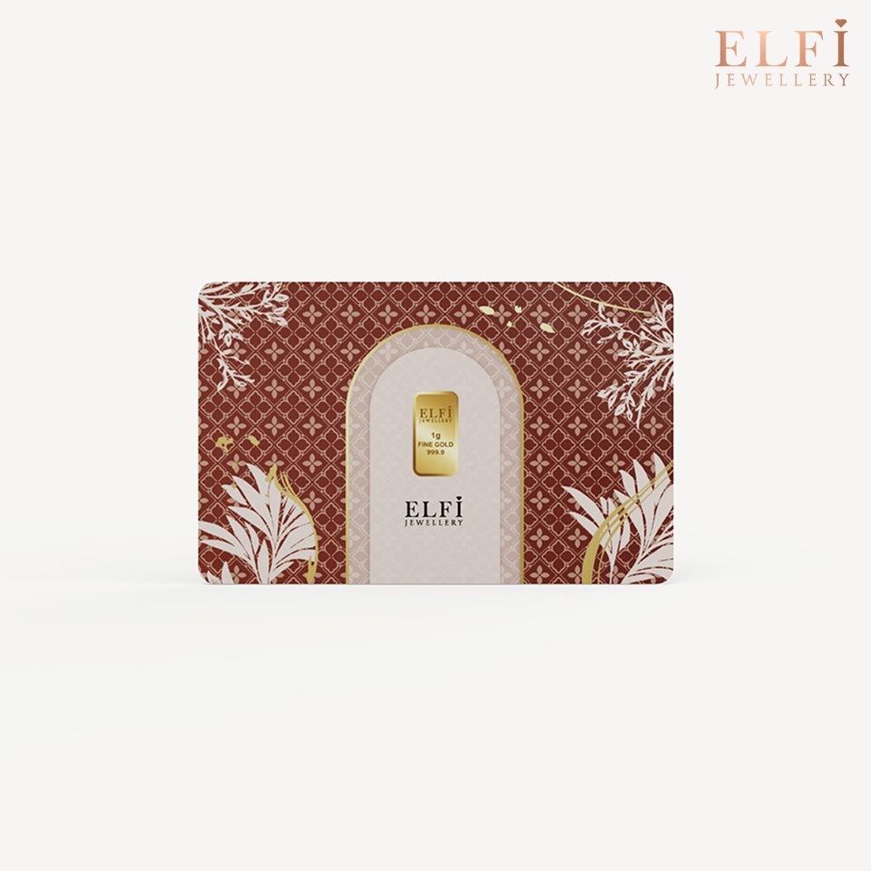 ELFI 1g 999.9 Gold Bar - Accredited by KL Assay