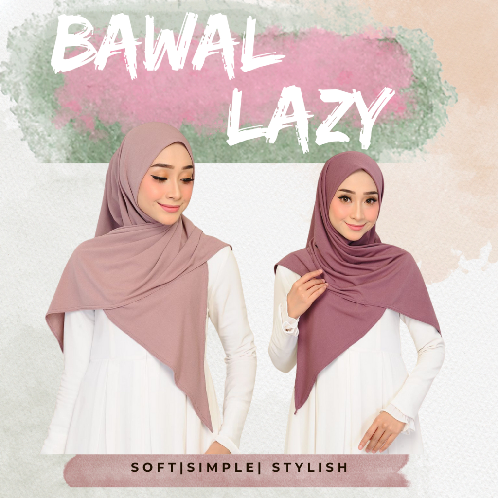 BAWAL LAZY EXPRESS / INSTANT LAZY TRAVEL BIDANG 45 MOSCREPE BAWAL MURAH IRONLESS