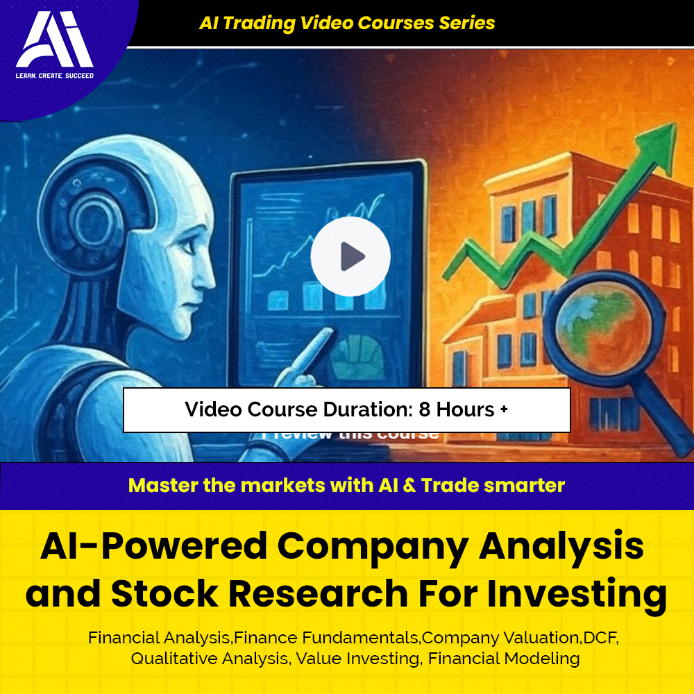 AI Trading Video Course - AI-Powered Company Analysis and Stock Research For Investing | Learn Ai Trading Course