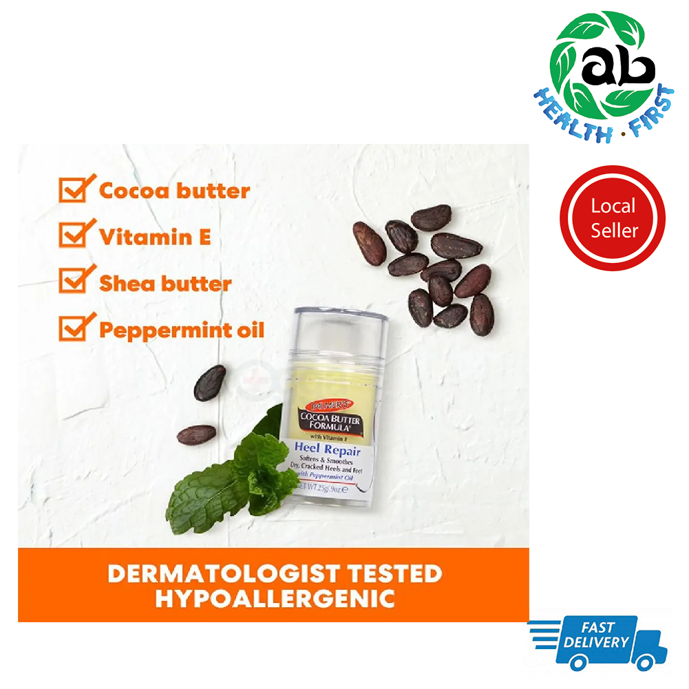 Palmer's Cocoa Butter Formula With Vitamin E, Foot Magic Heel Repair, Tumit kaki merekah (25 g) JUN 2028
