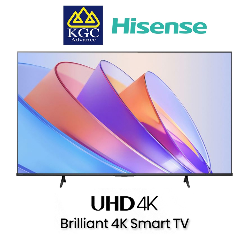 Hisense 43" / 50'' / 55" / 58" / 65'' / 75'' 4K Smart UHD LED TV Televisyen