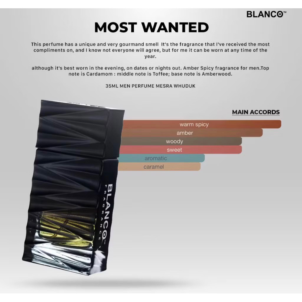 [READY STOCKS] 100% ORIGINAL BLANCO MOST WANTED JOHAN GHAZALI FRAGRANCES JOJO EDITION PHENOM SUPERSTAR ERROS JOHNY SEXY