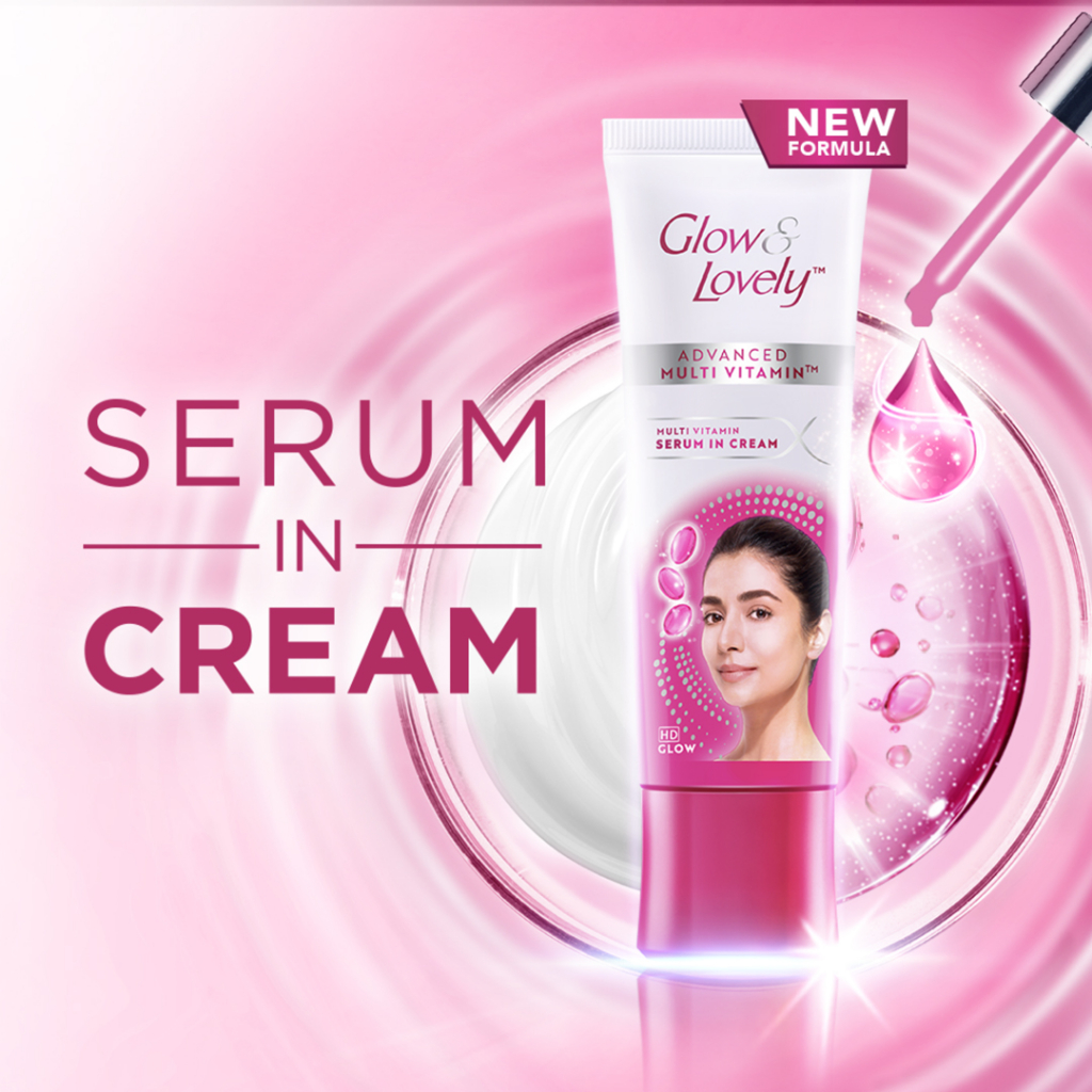 100% Original, Fair & Lovely Glow & Lovely Cream Advanced Multi Vitamin Serum In Cream 25g & 50g