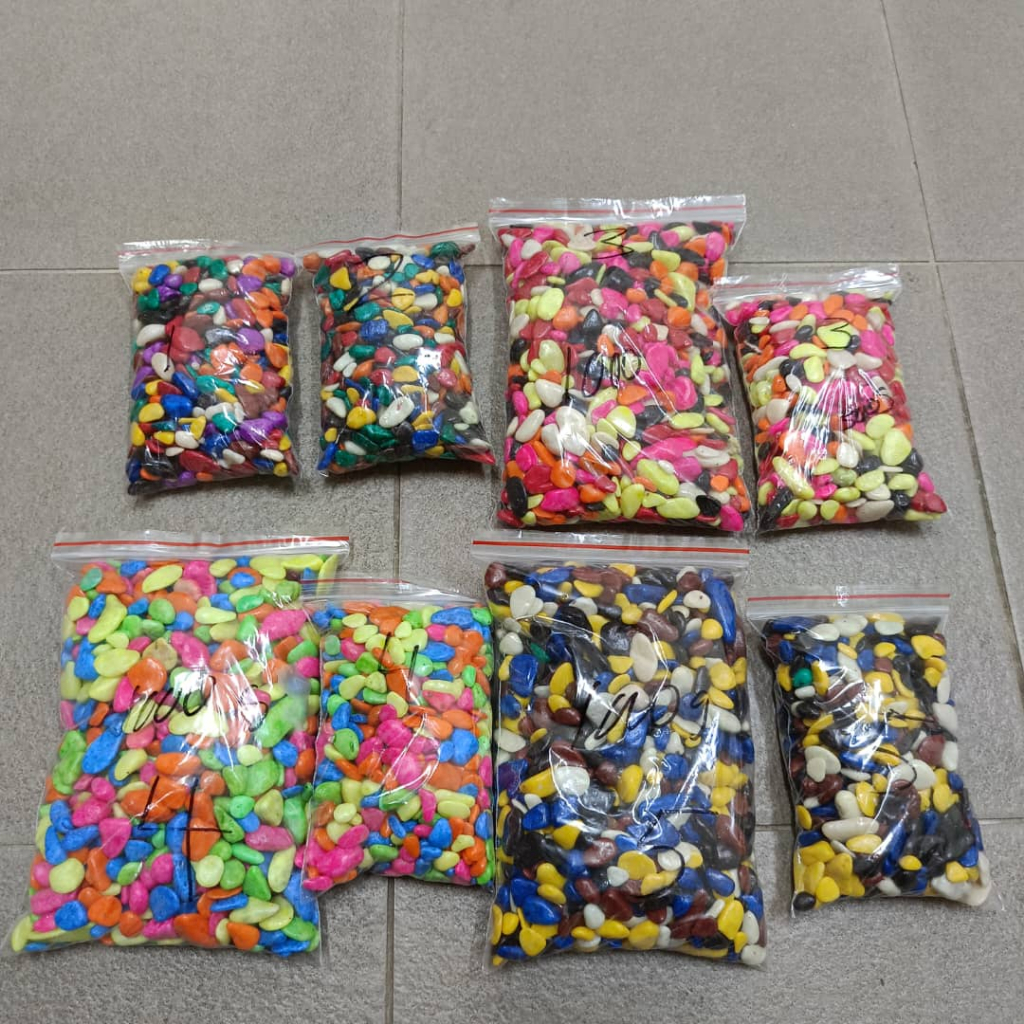 Eco-Friendly Colorful Aquarium Pebbles for Fish Tank Decoration, Non-Toxic Gravel for Aquascaping, Plants and Terrariums