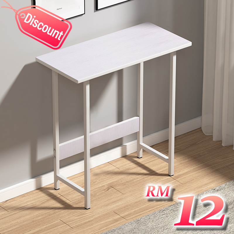 DO 60*28cm Meja Belajar Study Table Brown/White/Wood Small Simple Modern Sturdy And Solid Suitable For Study Bedroom