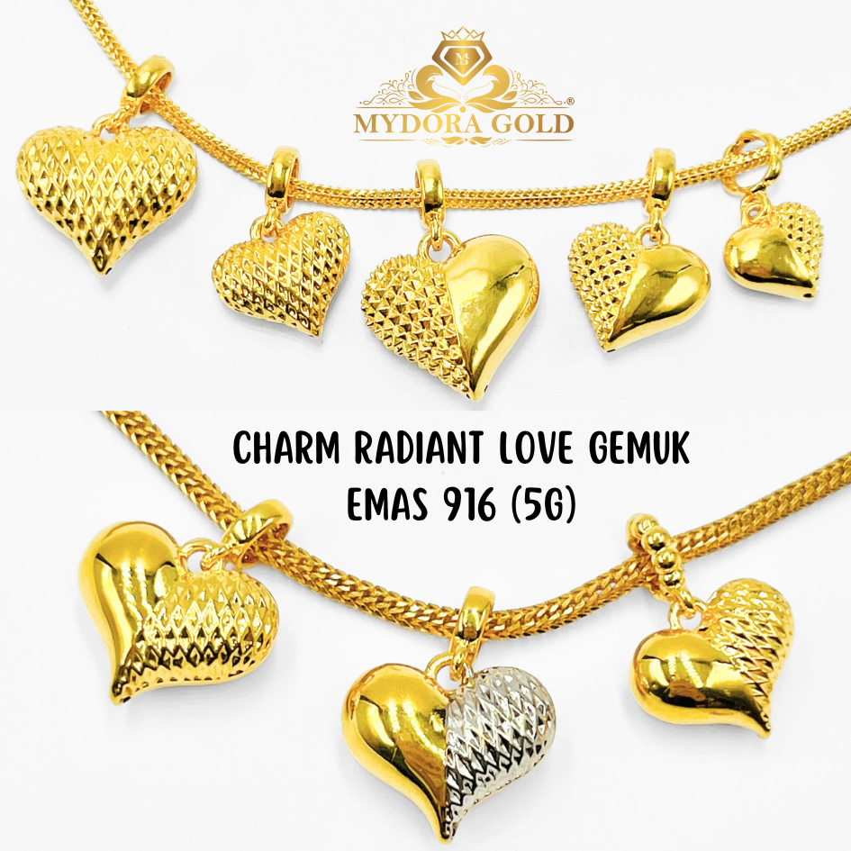 MYDORA Charm Radiant Love Gemuk (5G) l EMAS 916/22K