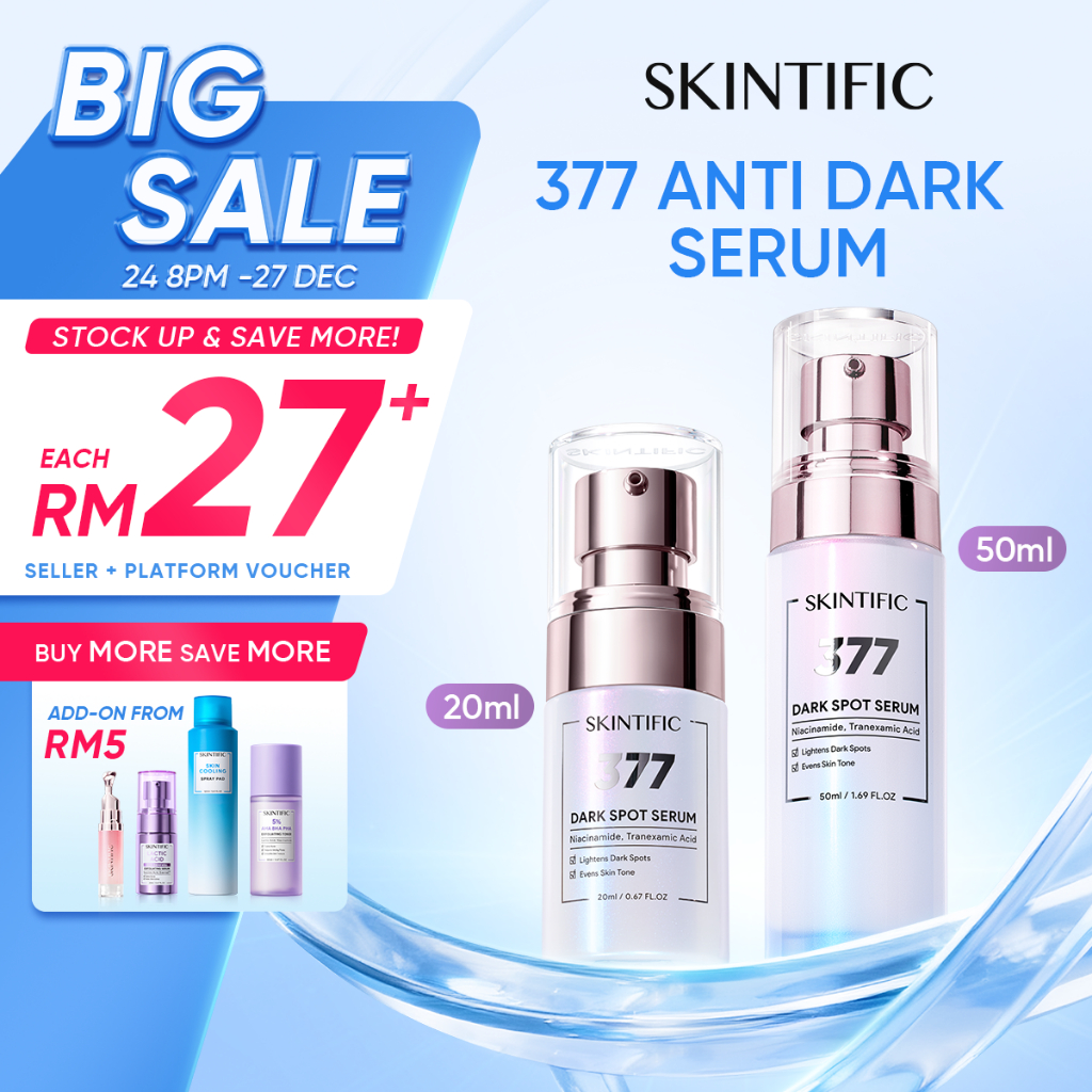 SKINTIFIC SymWhite 377 Dark Spot Serum With Niacinamide Brightening Serum Whitening Glowing For All Skins