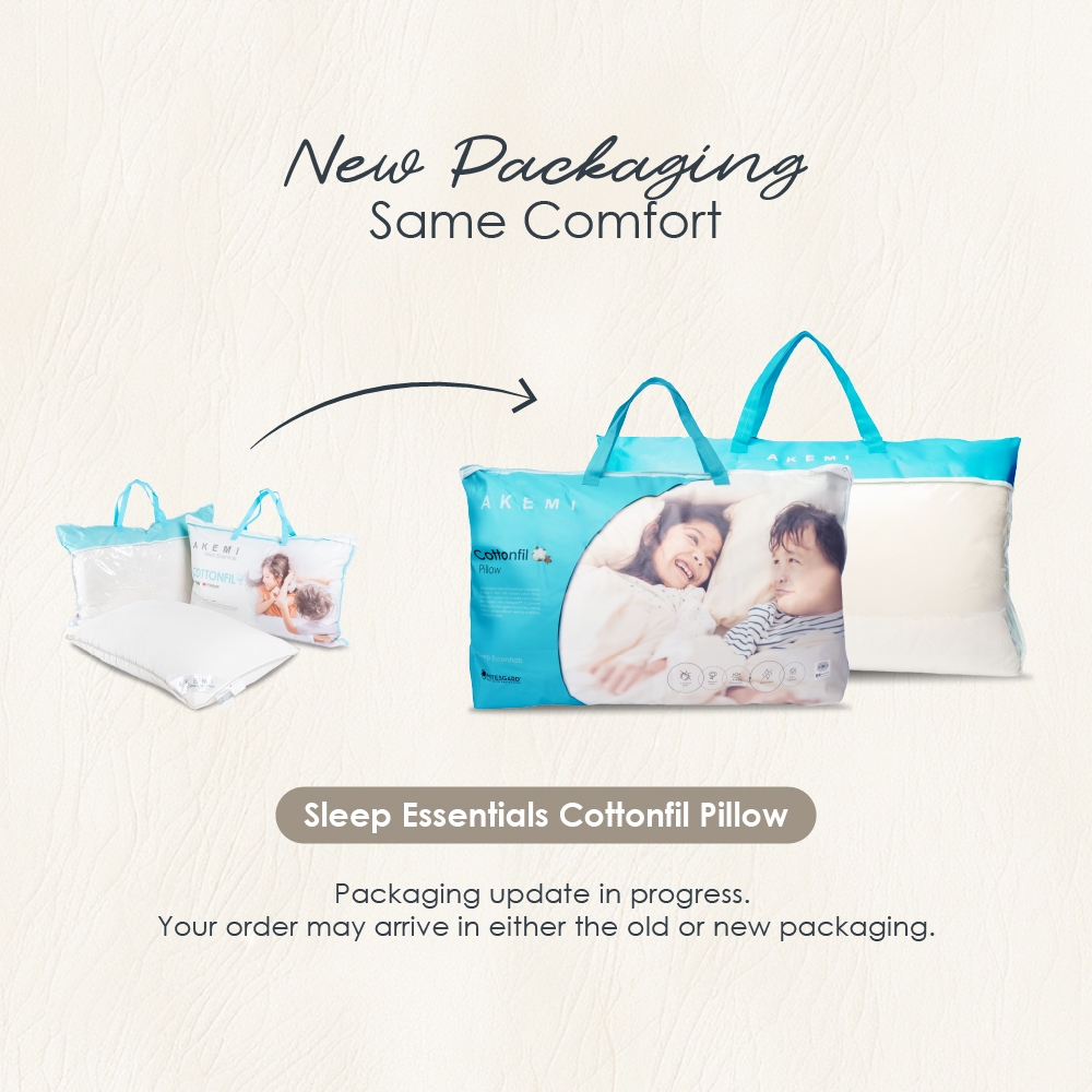 AKEMI Sleep Essentials Cottonfil Pillow