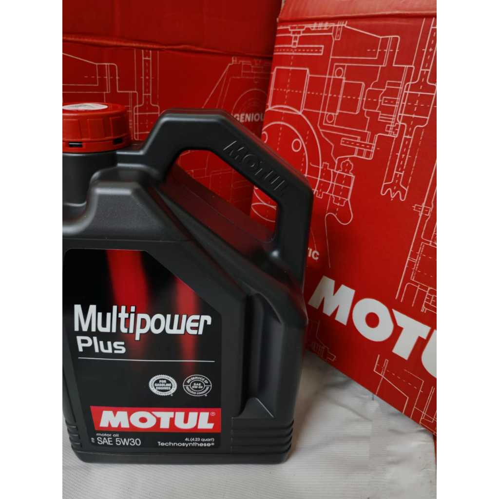 (READY STOCK)100% ORIGINAL MOTUL Multipower Plus 5W30 4L Minyak Enjin Technosynthese SP