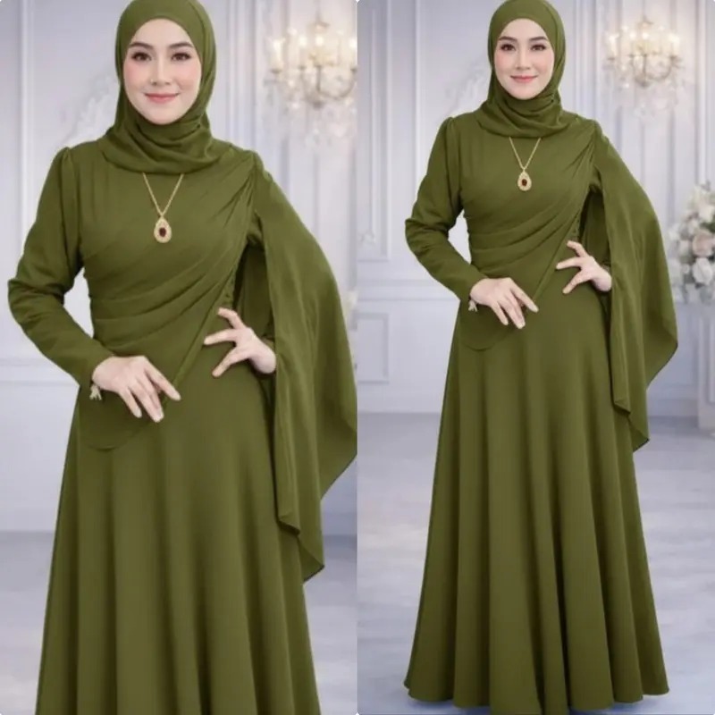 Long Jubah Dress IN CANTIK DRESS DAN CANTIK COLOUR IN CEY STUF 9 Pilihan Warna Beragam Gaya Sesuai untuk Pelbagai Kesemp