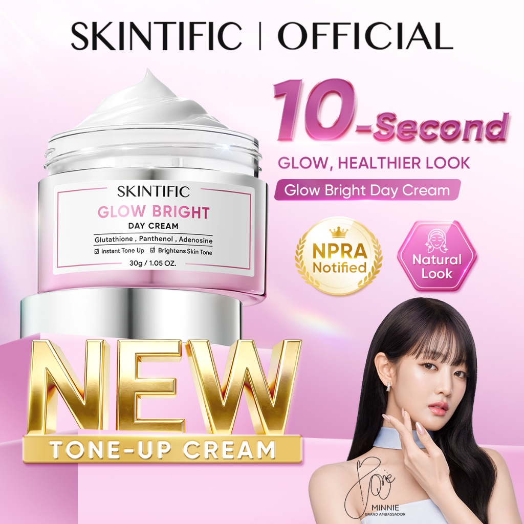 [NEW LAUNCH] SKINTIFIC Glow Bright Lazy CC Cream Hydrating Primer Lightweight Cushion Foundation Makeup Day Moisturizer