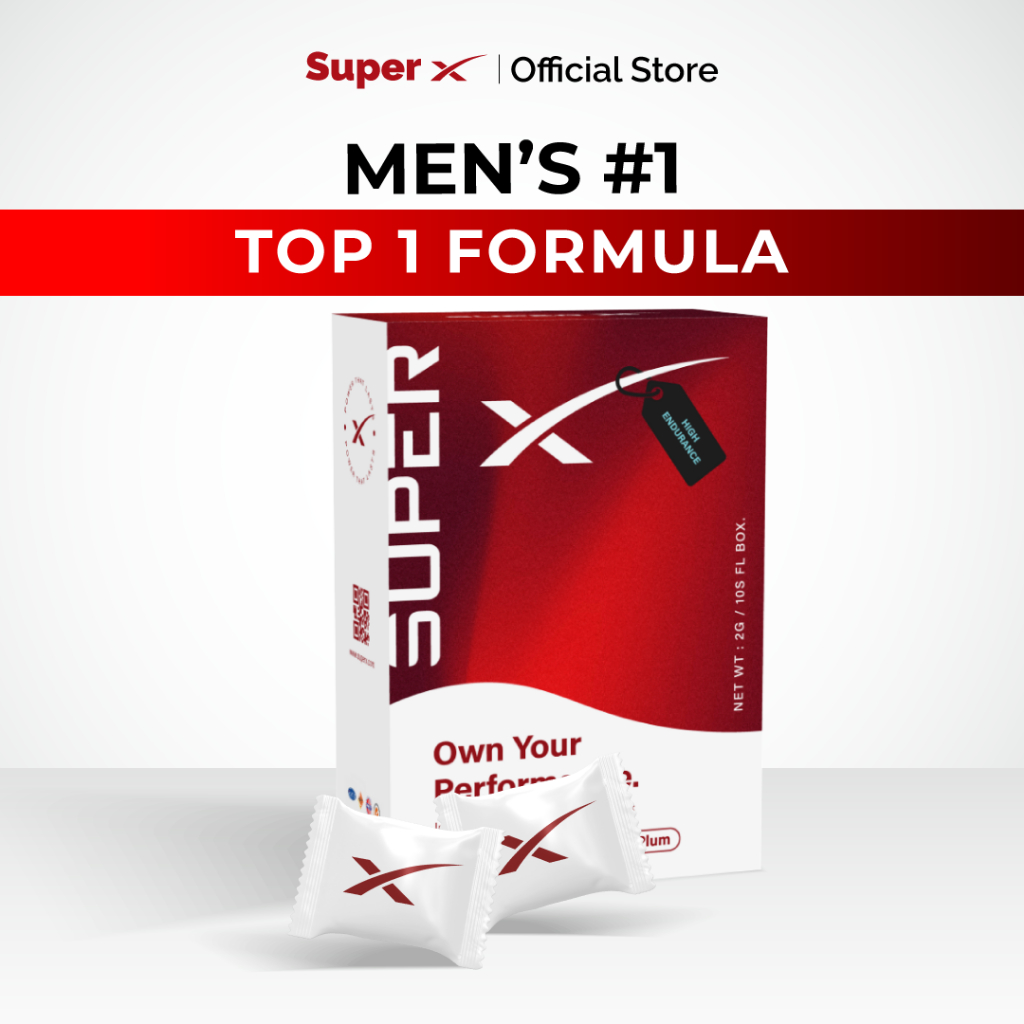 SUPER X CANDY TAHAN LAMA 黑马卡 MACA 100% Original Made in Malaysia Tongkat Ali 1 Box