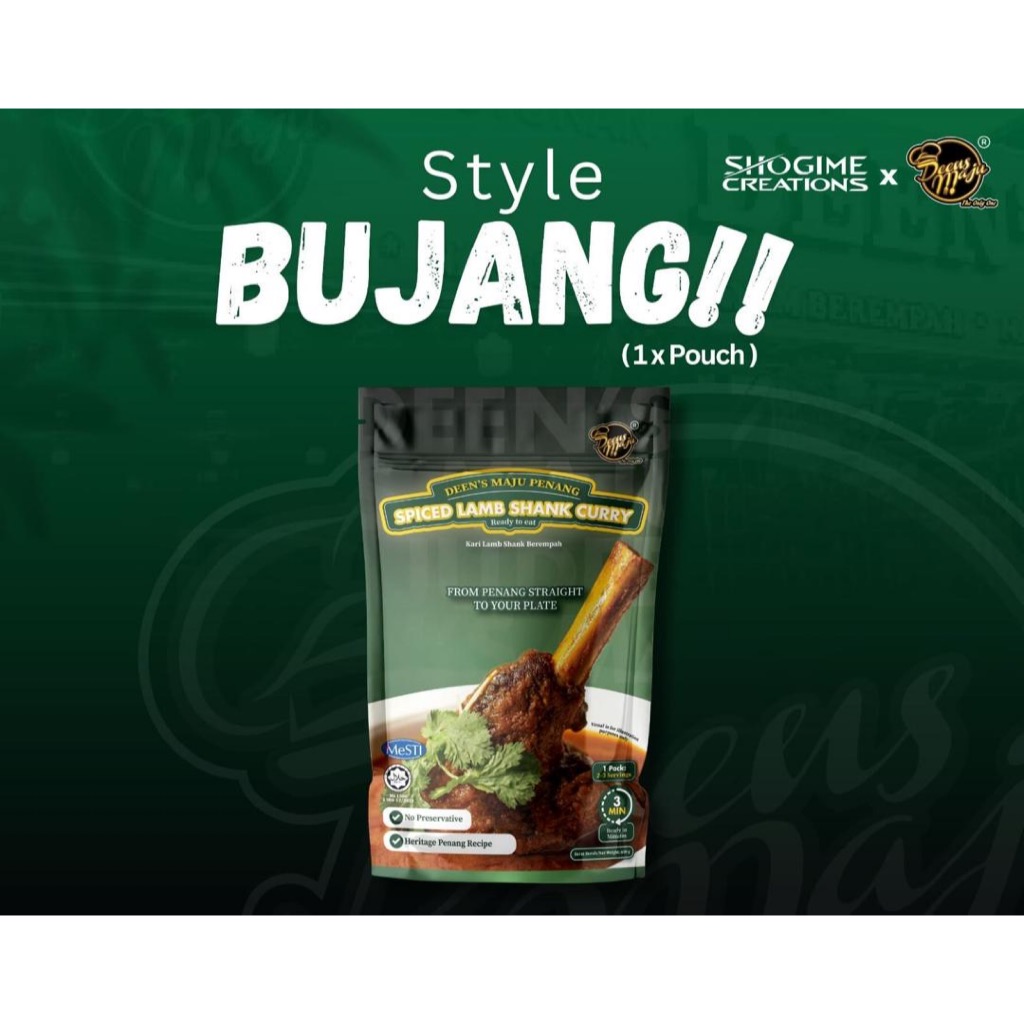Halal Deen's Maju Spiced Lamb Shank Curry Penang