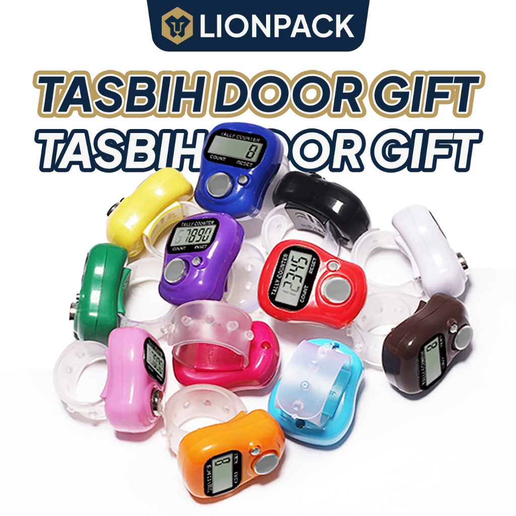 Zikir Counter LED Tasbih Digital Tally Counter Door Gift Hadiah Kahwin Islamic Wedding Cenderahati