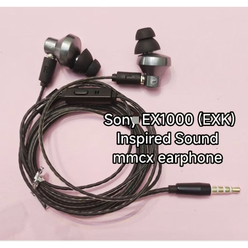 DIY Son MDR-EX1000 (EXK) Sound Style mmcx earphone with Mic Balanced Sound Suits Pop/Jazz/Rock/Classical/Instrumental