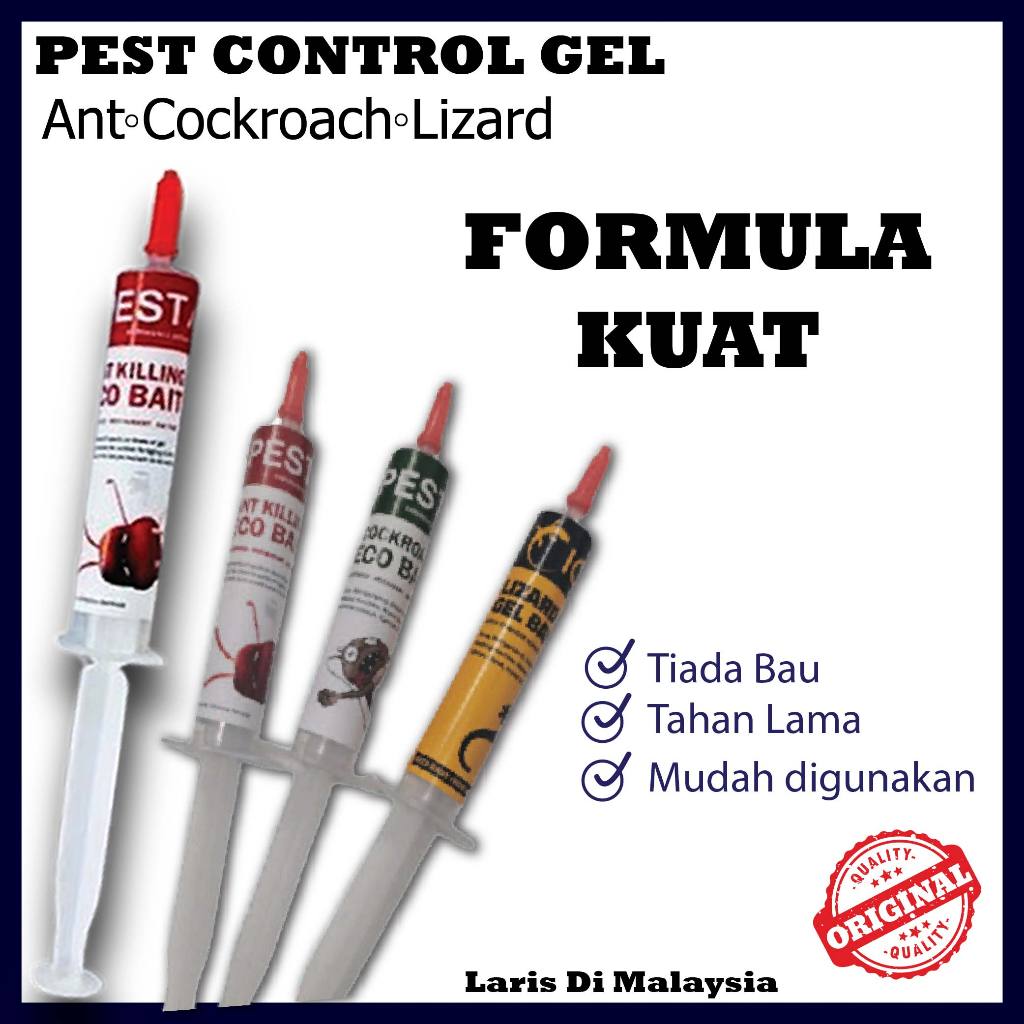 [RM8.00] PEST Eco Friendly Gel Ant Bait, Cockroach, Lizard Baits.Insects Wipe Out.Ubat Semut.Ubat Lipas.Cicak.
