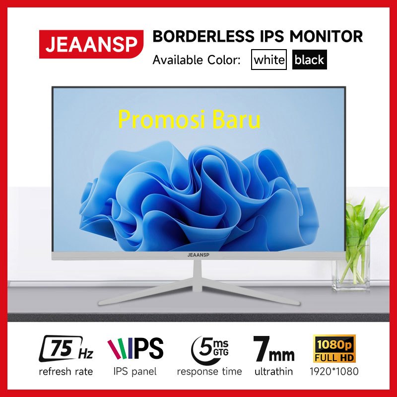 （NEW ARRIVAL+FREE Gift） Full HD office monitor LED Gaming Monitor 19inch/22inch/25inch 75Hz 22V8 Monitor PC Wide