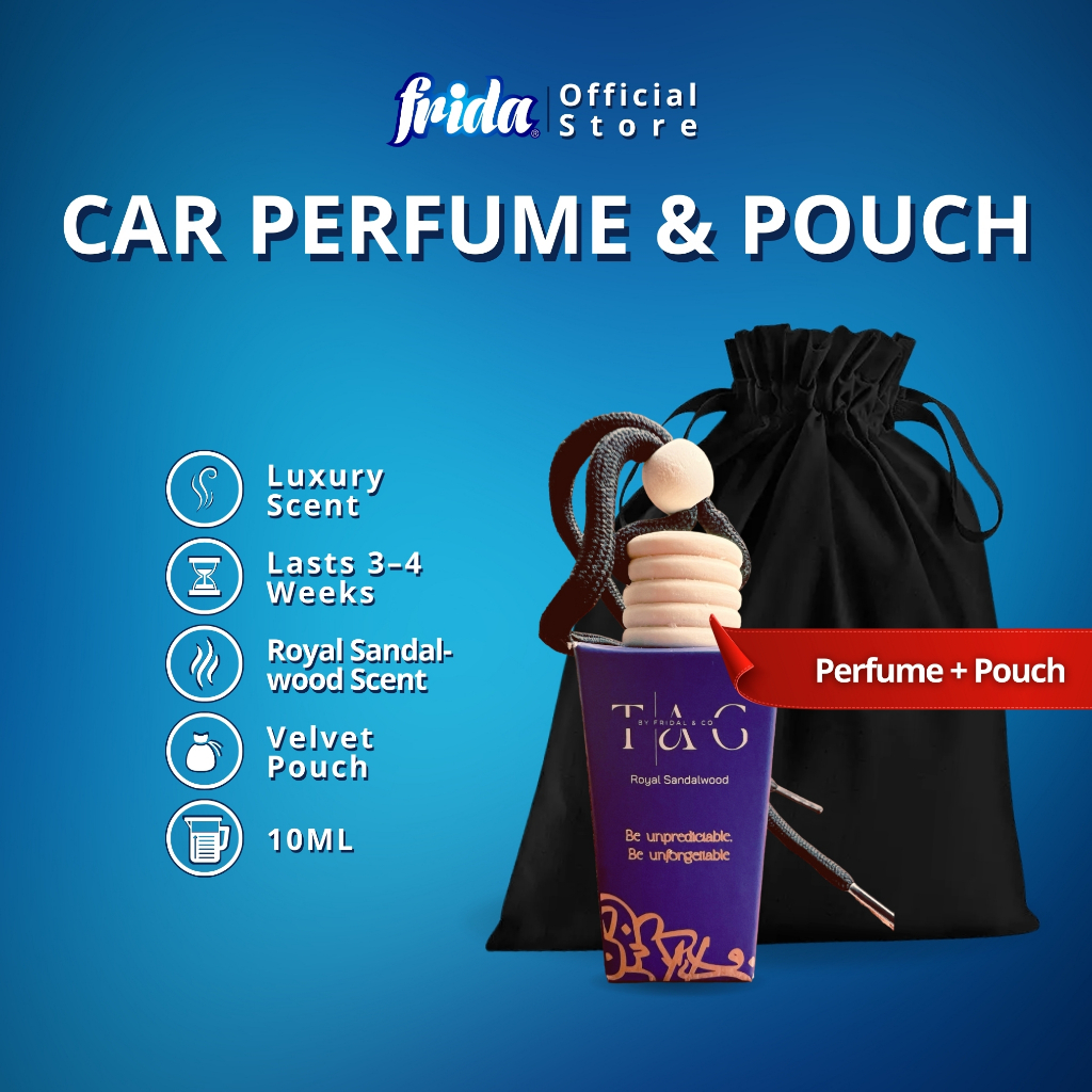 Original Royal Sandalwood [10ml] - Essential Oil - Car Perfume - Long lasting - Pewangi Kereta